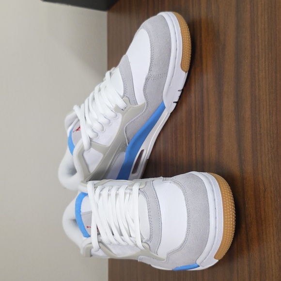 Nike Air Jordan 4 RM Men's Size 10.5 In White/Gray/Blue NIB FQ7939 104 - Picture 6 of 10